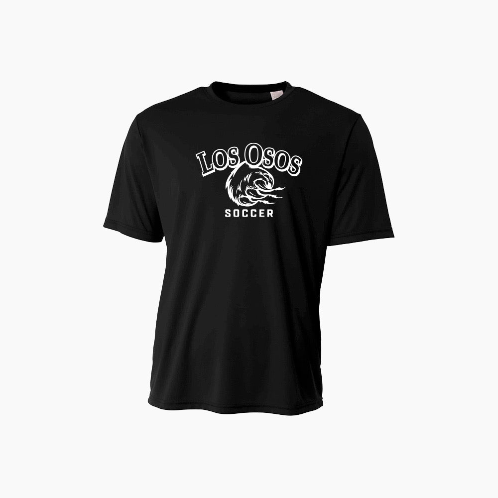 Los Osos Tr Shirt Blk - OSOS-N3402BLK-A4 by A4 | Available at Niky's Sports
