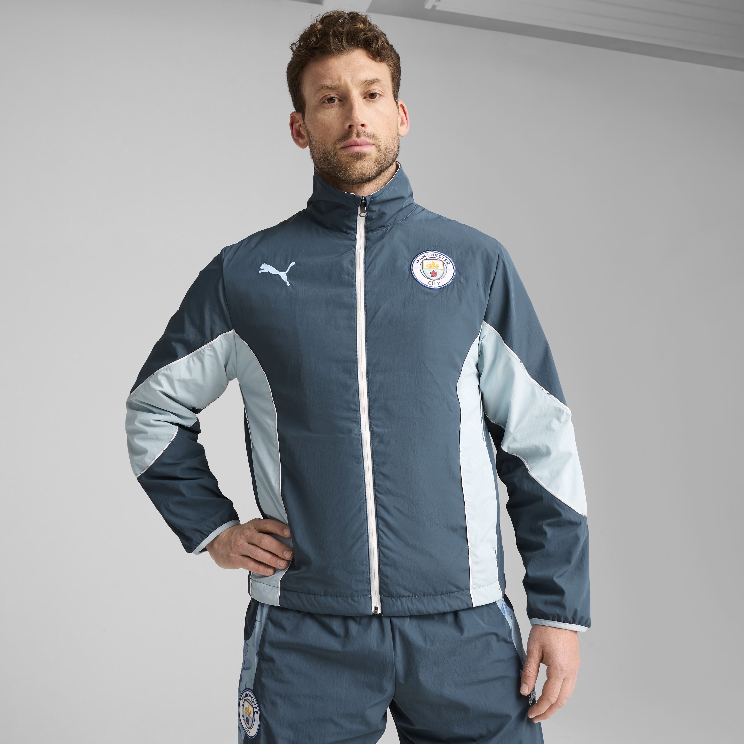 Puma Kidsuper Manchester City Reversible Men's Jacket - 606846-16-PUMA by Puma | Available at Niky's Sports