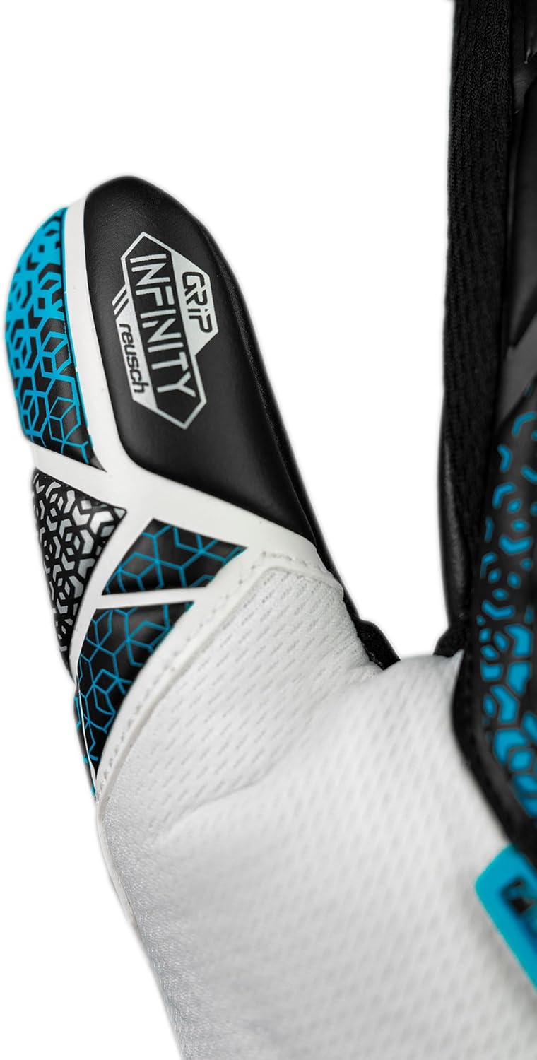 Reusch Attrakt Silver NC Finger Support Goalkeeper Glove - 5560250-REUSCH by Reusch | Available at Niky's Sports