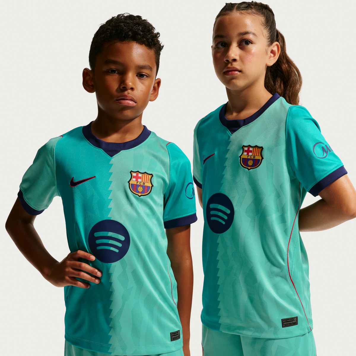 NIKE FC Barcelona 2026/27 Stadium Third Big Kids' Nike Dri-FIT Soccer Replica Jersey