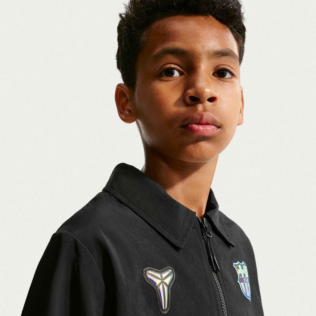 NIKE FC Barcelona Away Big Kids' Kobe Soccer Woven Jacket