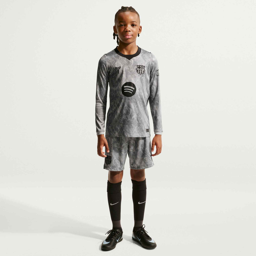 NIKE FC Barcelona 2026/27 Stadium Goalkeeper Away Big Kids' Kobe Dri-FIT Soccer Replica Jersey