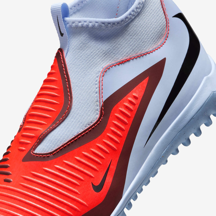 Nike Jr. Phantom 6 High Academy Kids' Turf Soccer Shoes - HQ2049-400-NIKE by Nike | Available at Niky's Sports