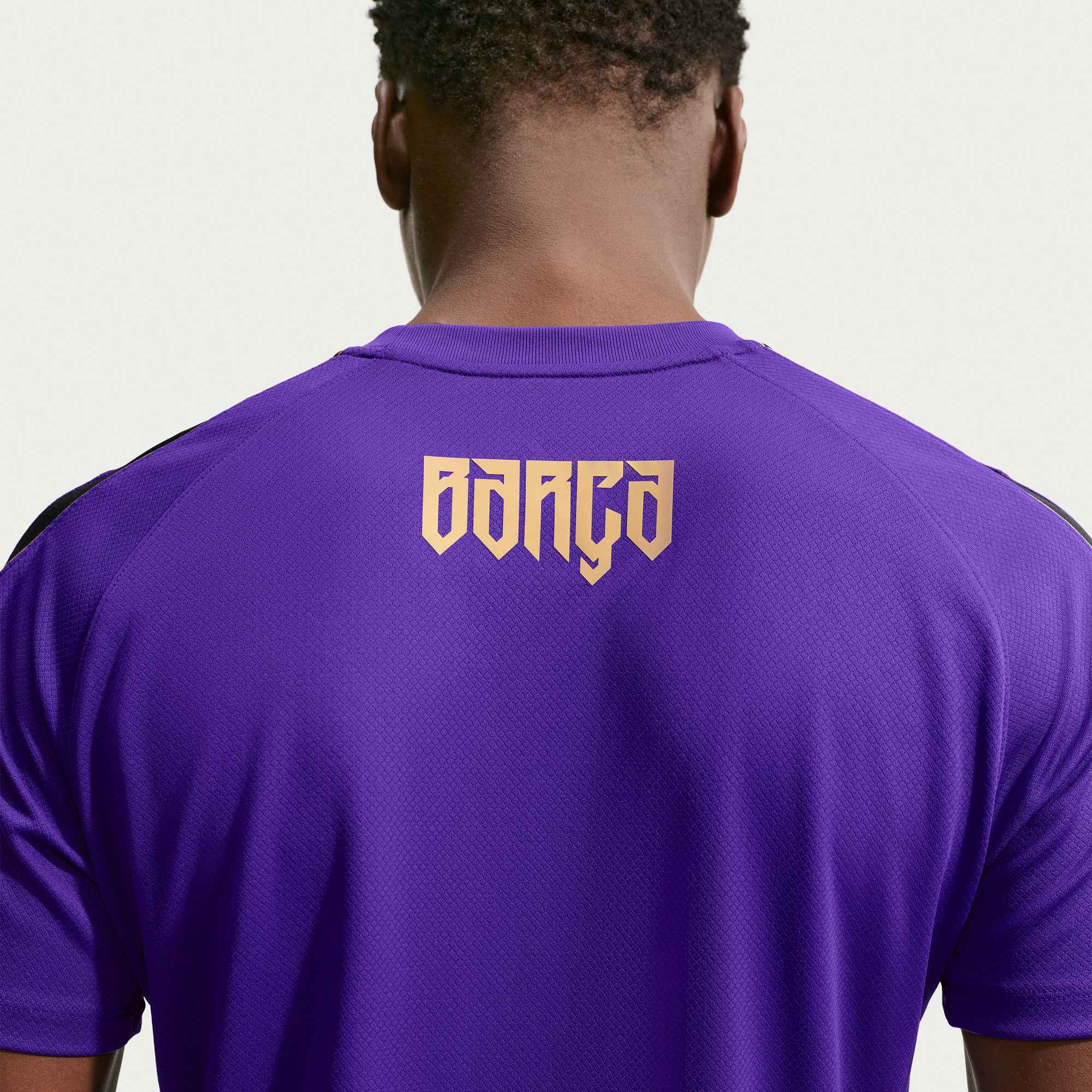 Nike FC Barcelona Strike Away Men's Kobe Dri-FIT Soccer Short-Sleeve Top