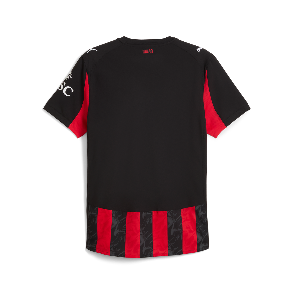 Puma AC Milan Men's Home Authentic Short Sleeve Jersey 25/26 - 779961-01-PUMA by Puma | Available at Niky's Sports