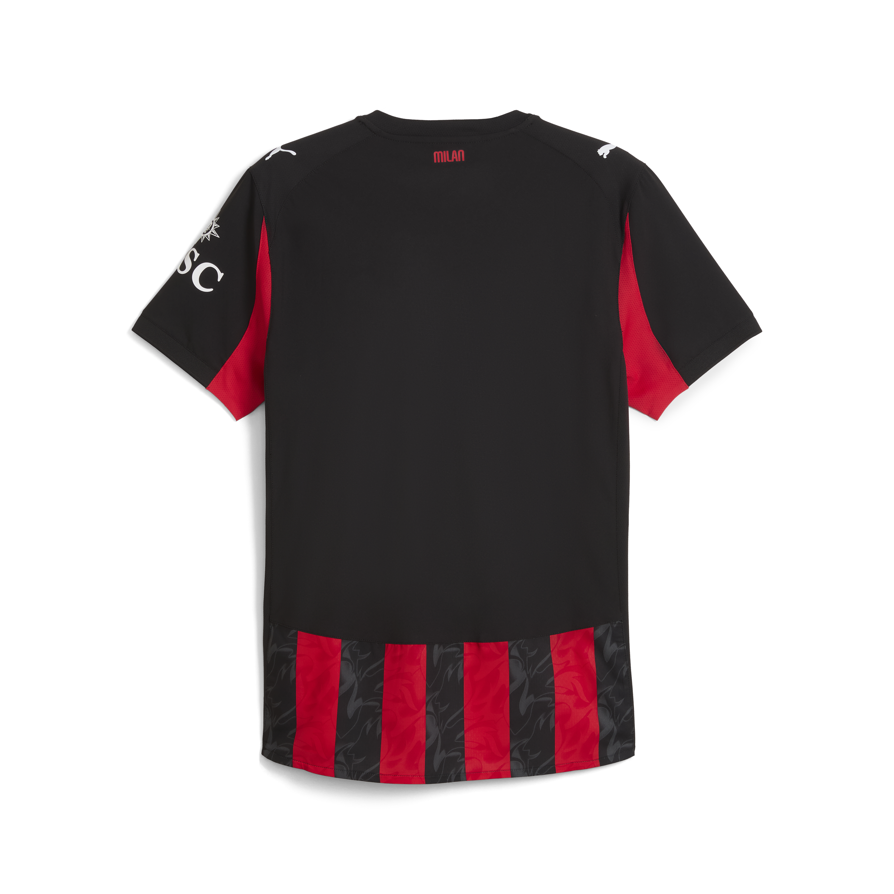 Puma AC Milan Men's Home Authentic Short Sleeve Jersey 25/26 - 779961-01-PUMA by Puma | Available at Niky's Sports
