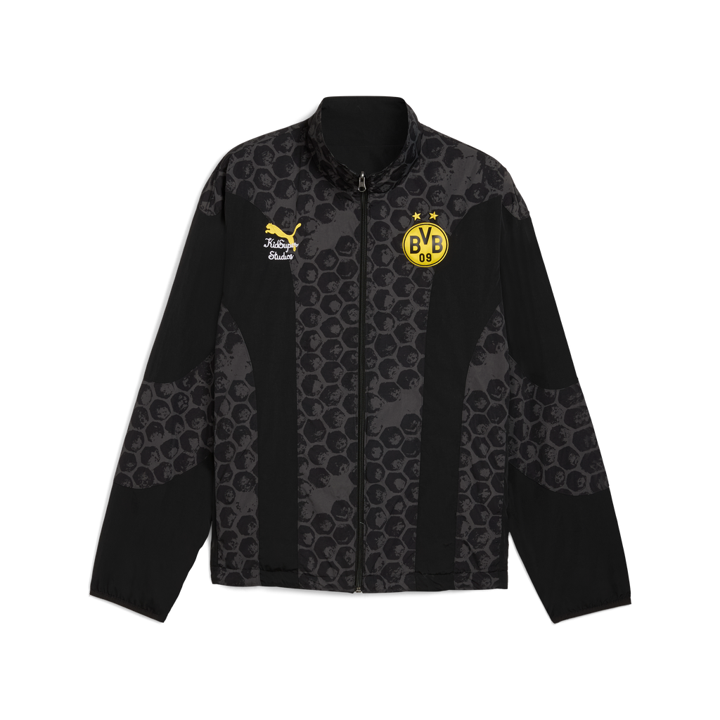 Puma Kidsuper Borussia Dortmund Men's Reversible Jacket - 782757-03-PUMA by Puma | Available at Niky's Sports