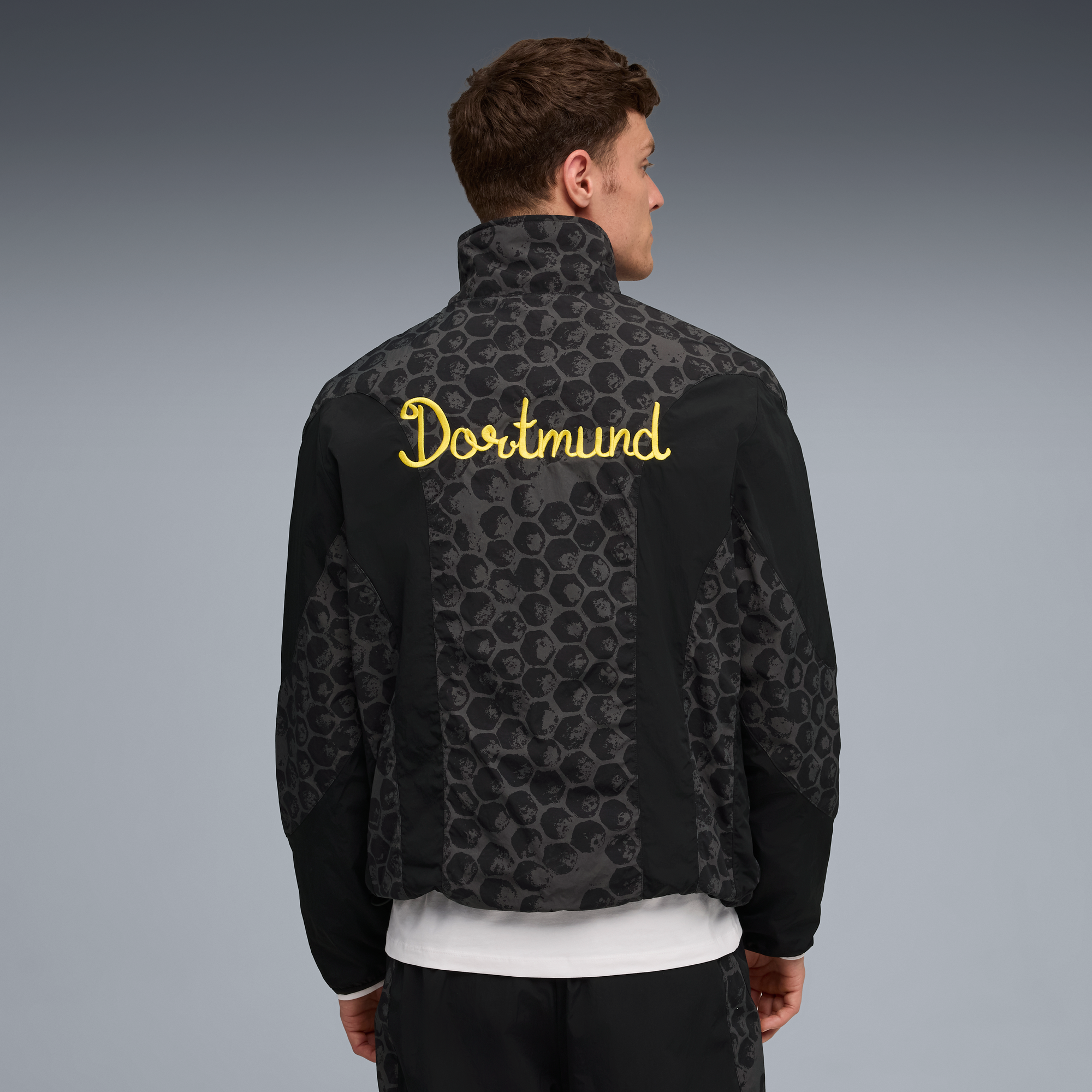 Puma Kidsuper Borussia Dortmund Men's Reversible Jacket - 782757-03-PUMA by Puma | Available at Niky's Sports