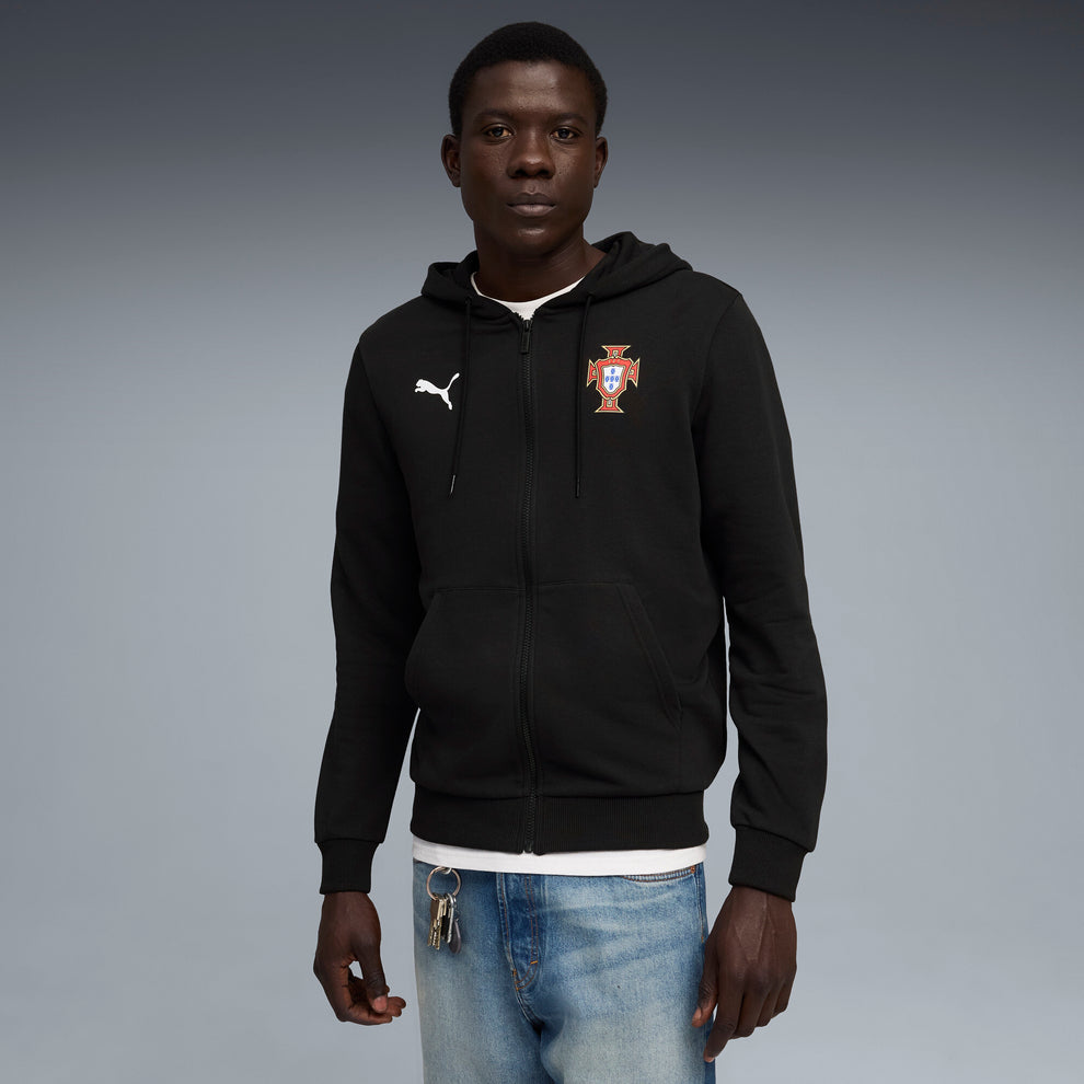 Puma Portugal 26 Ftblculture Full Zip Hoodie - 784823-28-PUMA by Puma | Available at Niky's Sports
