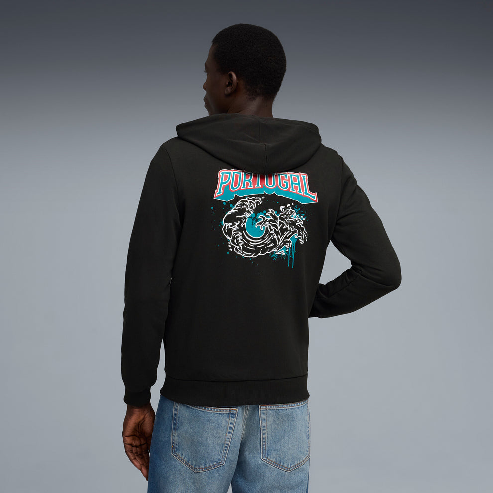 Puma Portugal 26 Ftblculture Full Zip Hoodie - 784823-28-PUMA by Puma | Available at Niky's Sports