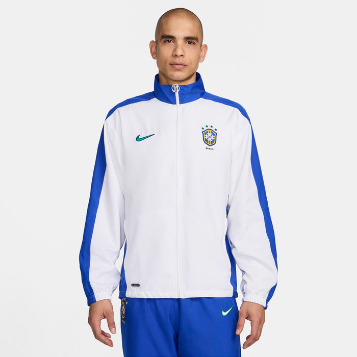 Nike Brazil 1998 Reissue Track Jacket - FZ6681-100-NIKE by Nike | Available at Niky's Sports