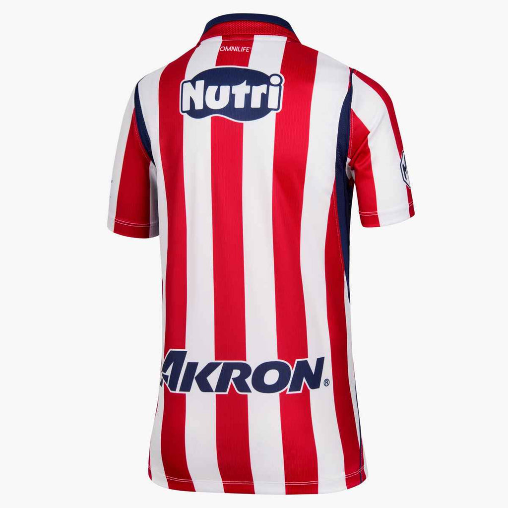 NIKE C.D. C.D. Guadalajara 2026/27 Stadium Home Big Kids' Nike Dri-FIT Soccer Replica Jersey