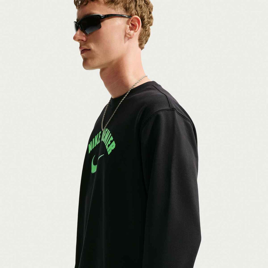 Nike Premier Men's Dri-FIT Soccer Fleece Crew - IR0600-010 by NIKE | Available at Niky's Sports