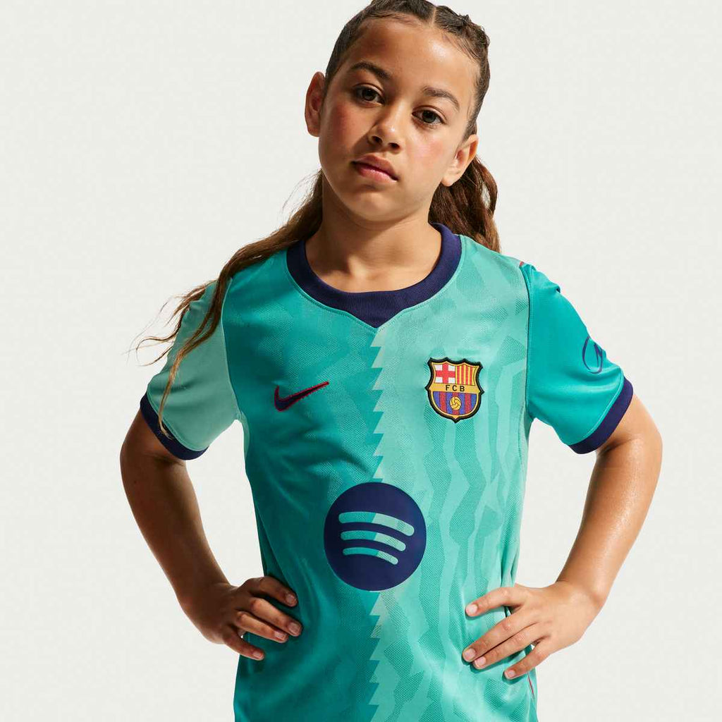 NIKE FC Barcelona 2026/27 Stadium Third Big Kids' Nike Dri-FIT Soccer Replica Jersey