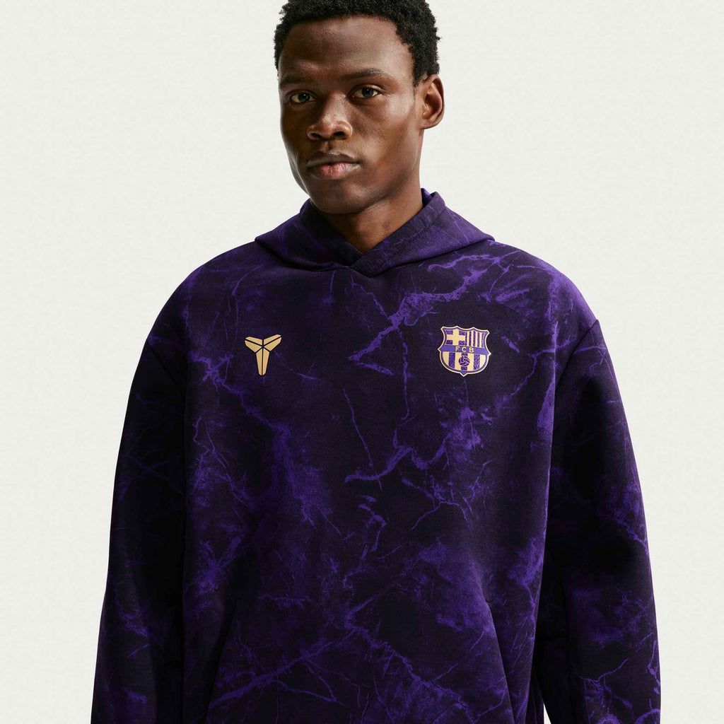 Nike FC Barcelona Away Men's Kobe Soccer Pullover Hoodie