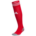 adidas Copa Zone Cushion V Socks Red/White - 5157961-ADIDAS by adidas | Available at Niky's Sports