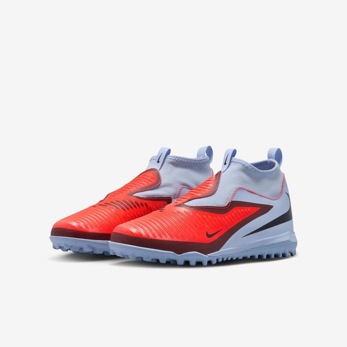 Nike Jr. Phantom 6 High Academy Kids' Turf Soccer Shoes - HQ2049-400-NIKE by Nike | Available at Niky's Sports