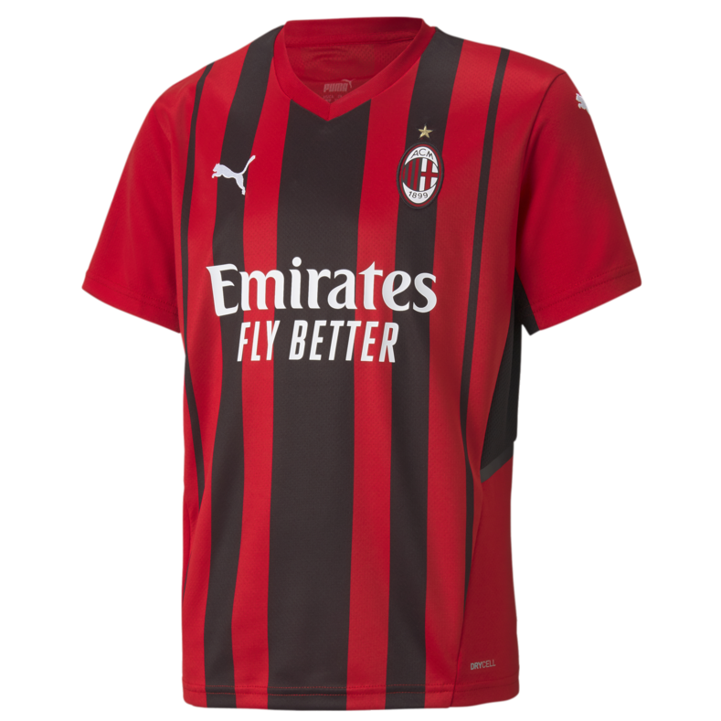 Puma AC Mian Home Youth Replica Jersey - 759123-01-PUMA by Puma | Available at Niky's Sports