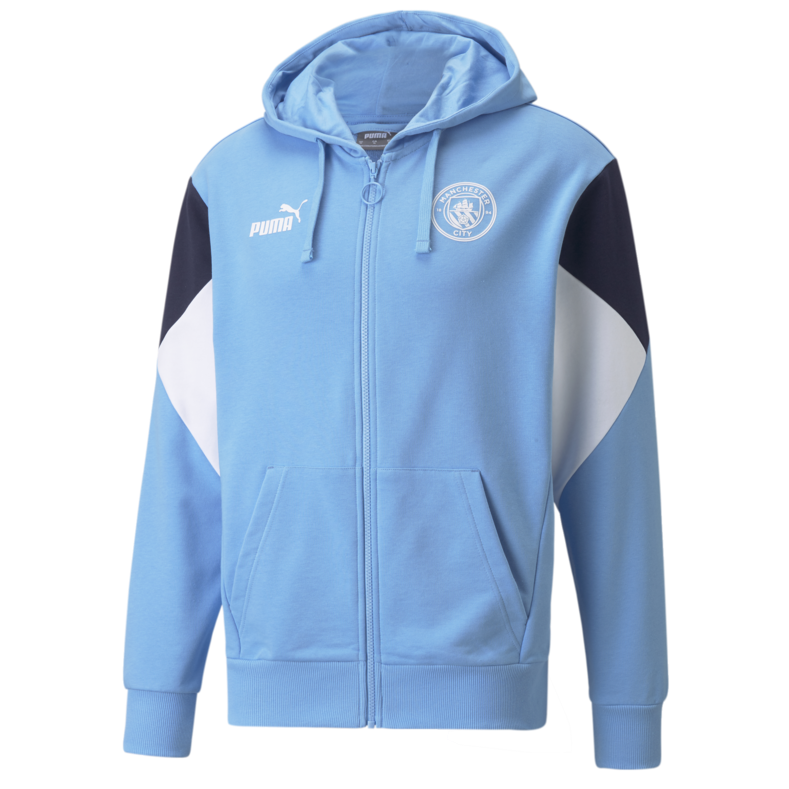 PUMA Manchester City Football Culture Full-Zip Men's Soccer Hoodie