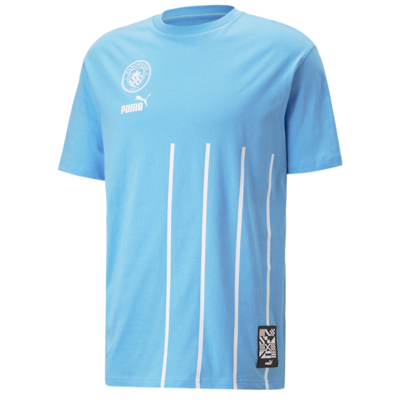 Puma Manchester City Culture Tee - 767793-12-PUMA by Puma | Available at Niky's Sports