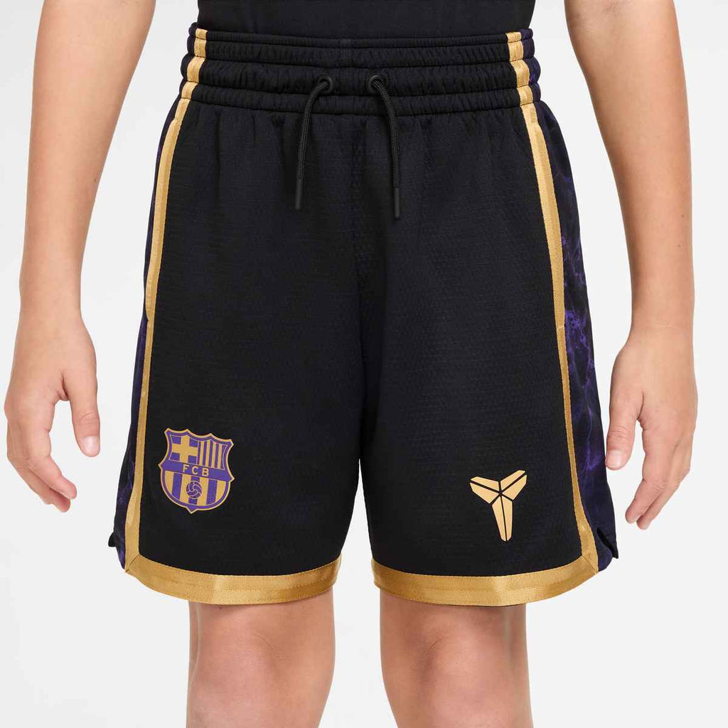 NIKE FC Barcelona Away Big Kids' Kobe Dri-FIT Soccer Shorts
