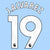 EPL J. Alvarez 23/24 White Name and Number Set