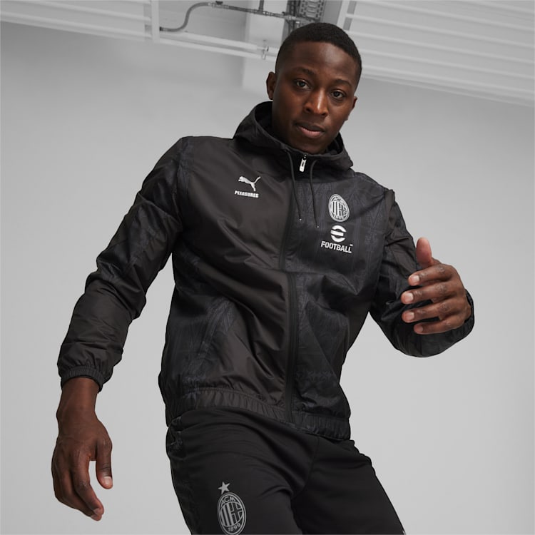 Puma AC Milan X Pleasures Jacket - 776092-01-PUMA by Puma | Available at Niky&#39;s Sports