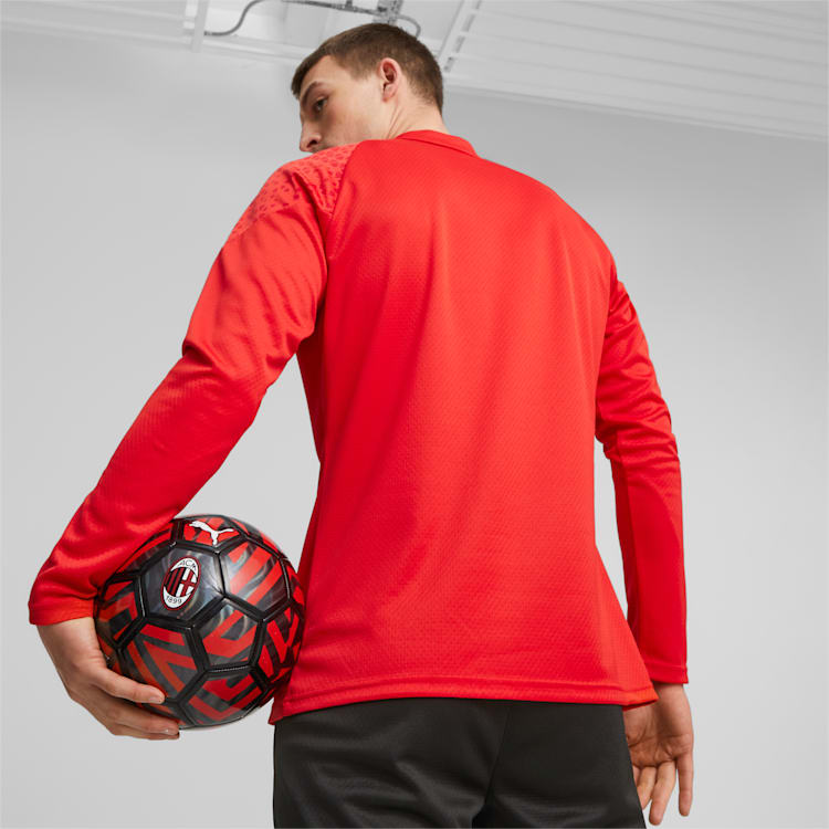 Puma AC Milan 1/4 Zip Top - 772241-12-PUMA by Puma | Available at Niky's Sports