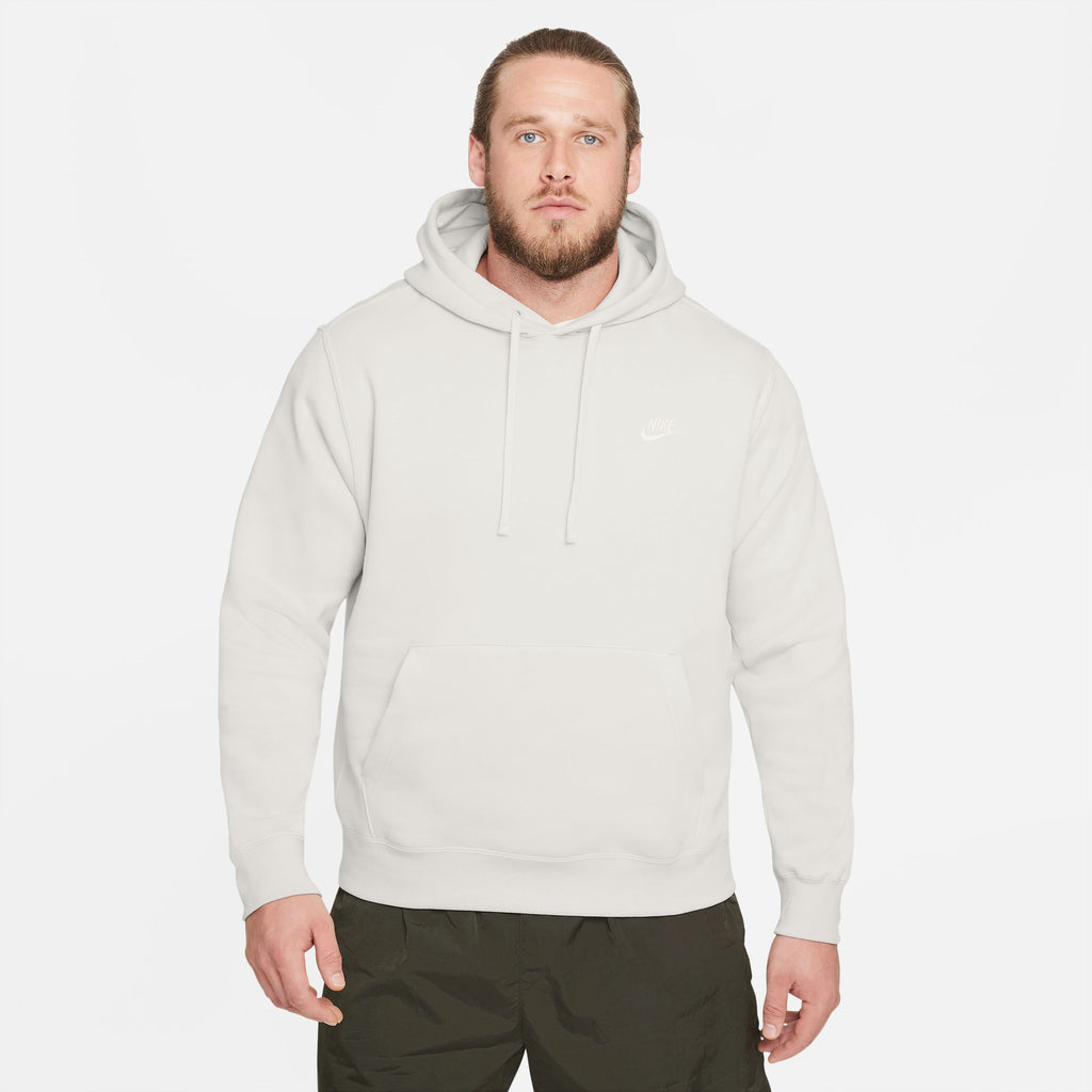 Nike Sportswear Club Fleece Pullover Hoodie - BV2654-072-NIKE by Nike | Available at Niky's Sports