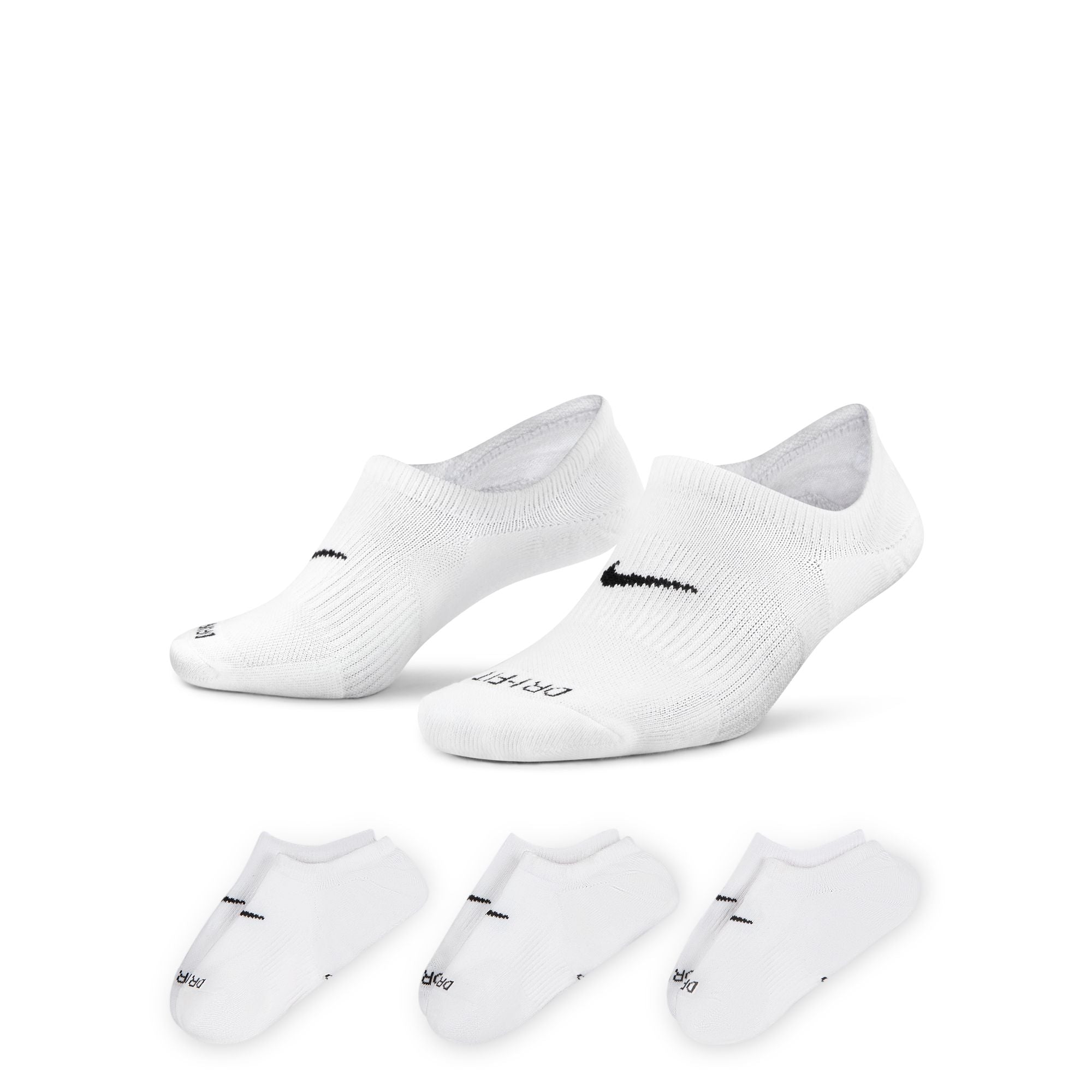 Nike Everyday Plus Cushioned Women's Training Footie Socks (3 Pairs) - DH5463-903-NIKE by Nike | Available at Niky's Sports