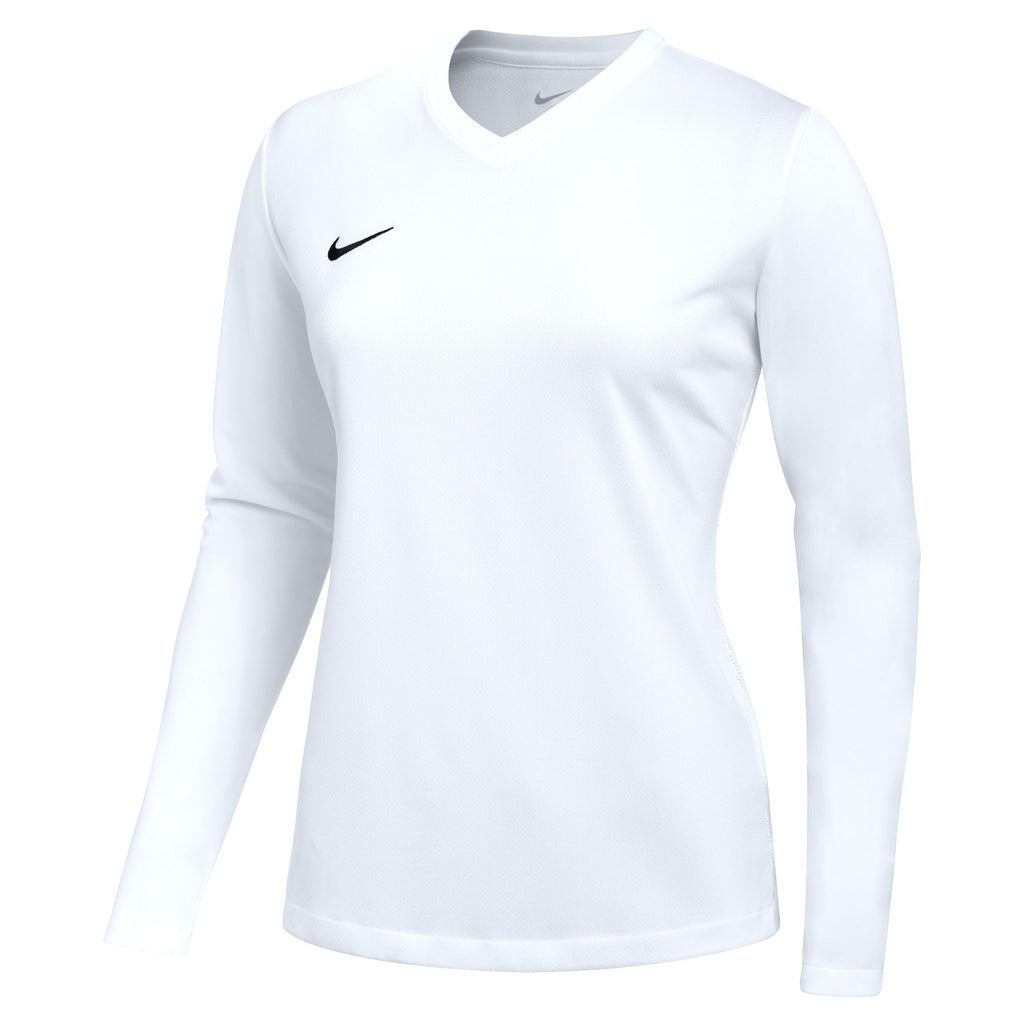 Nike Women's Dri-FIT Tiempo Premier II Long Sleeve Jersey - White
