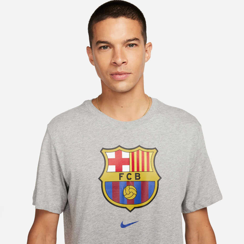Nike FC Barcelona Crest Men's Soccer T-Shirt - DJ1306-063-NIKE by Nike | Available at Niky's Sports