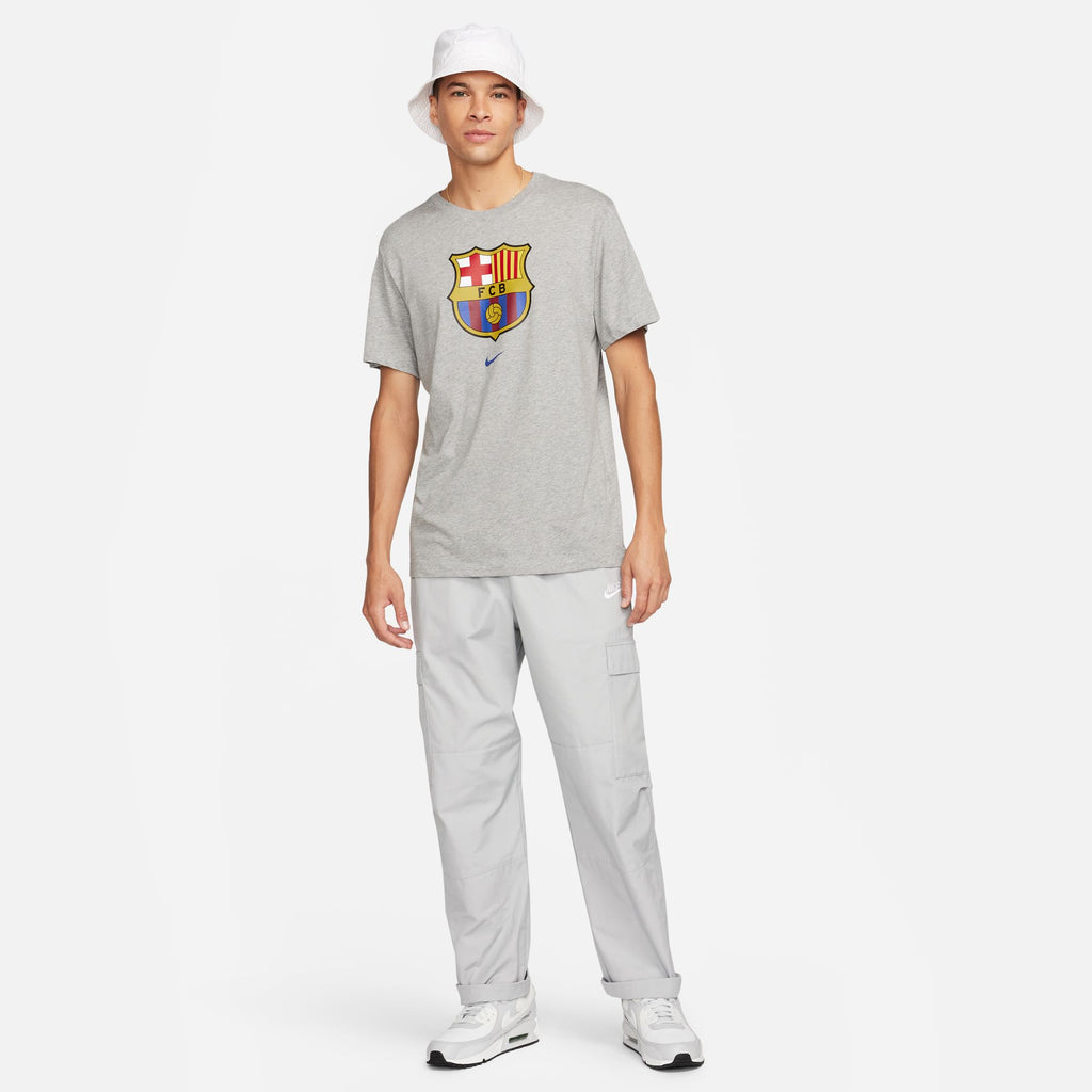 Nike FC Barcelona Crest Men's Soccer T-Shirt - DJ1306-063-NIKE by Nike | Available at Niky's Sports