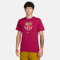 NIKE FC Barcelona Crest Men's Soccer T-Shirt - DJ1306-620-NIKE by Nike | Available at Niky's Sports