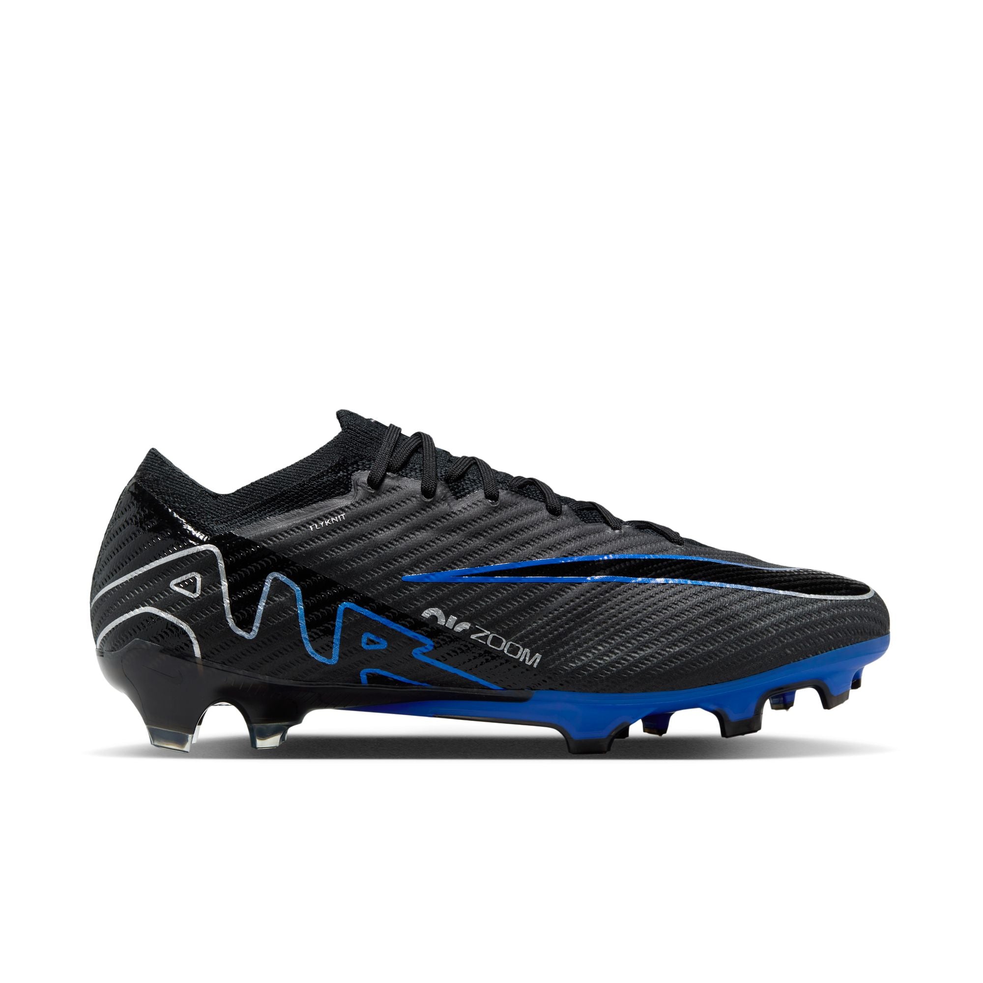 blue and black nike soccer cleats