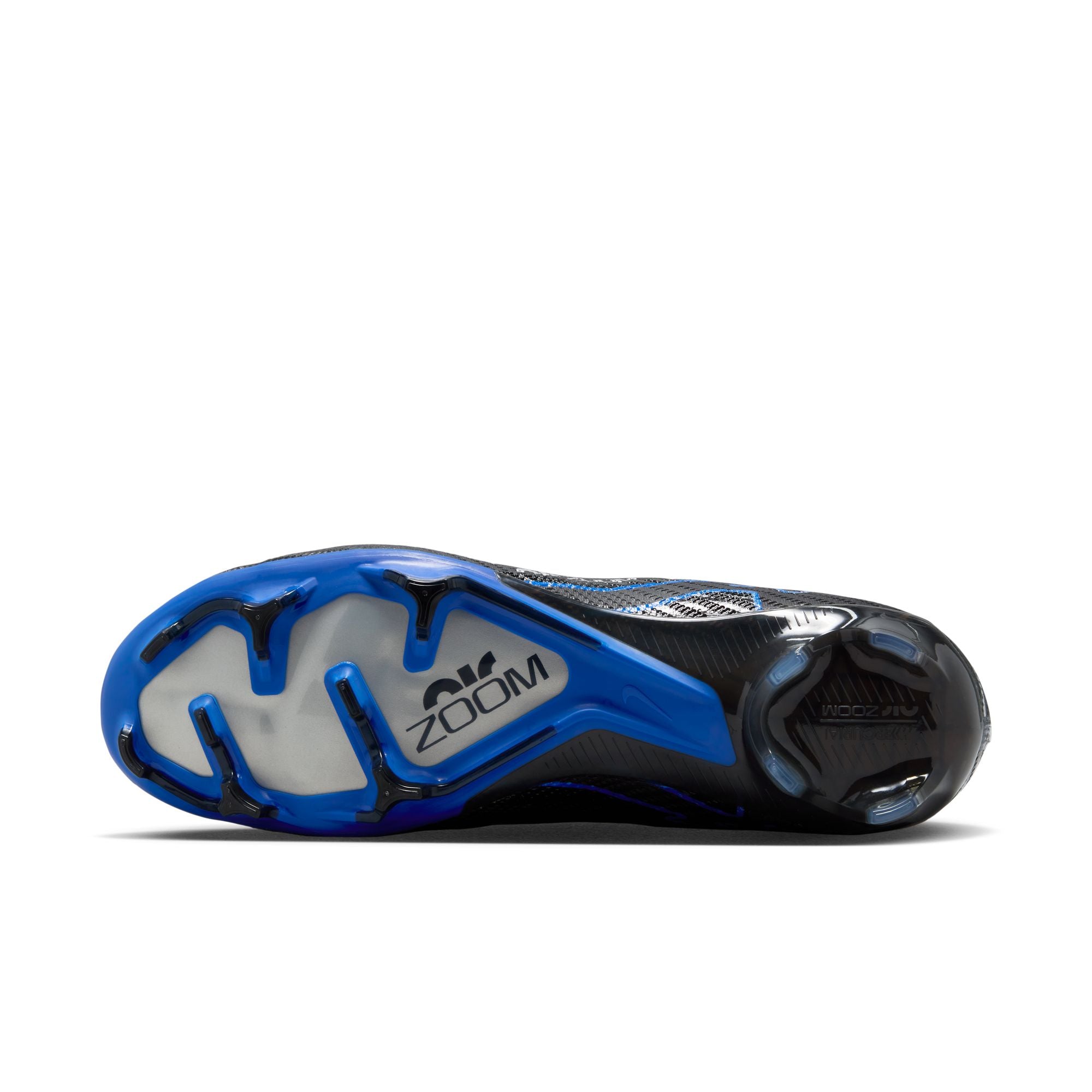 Nike Mercurial Vapor 15 Elite Firm Ground Soccer Cleats Black/Blue - DJ4978-040-NIKE by Nike | Available at Niky's Sports