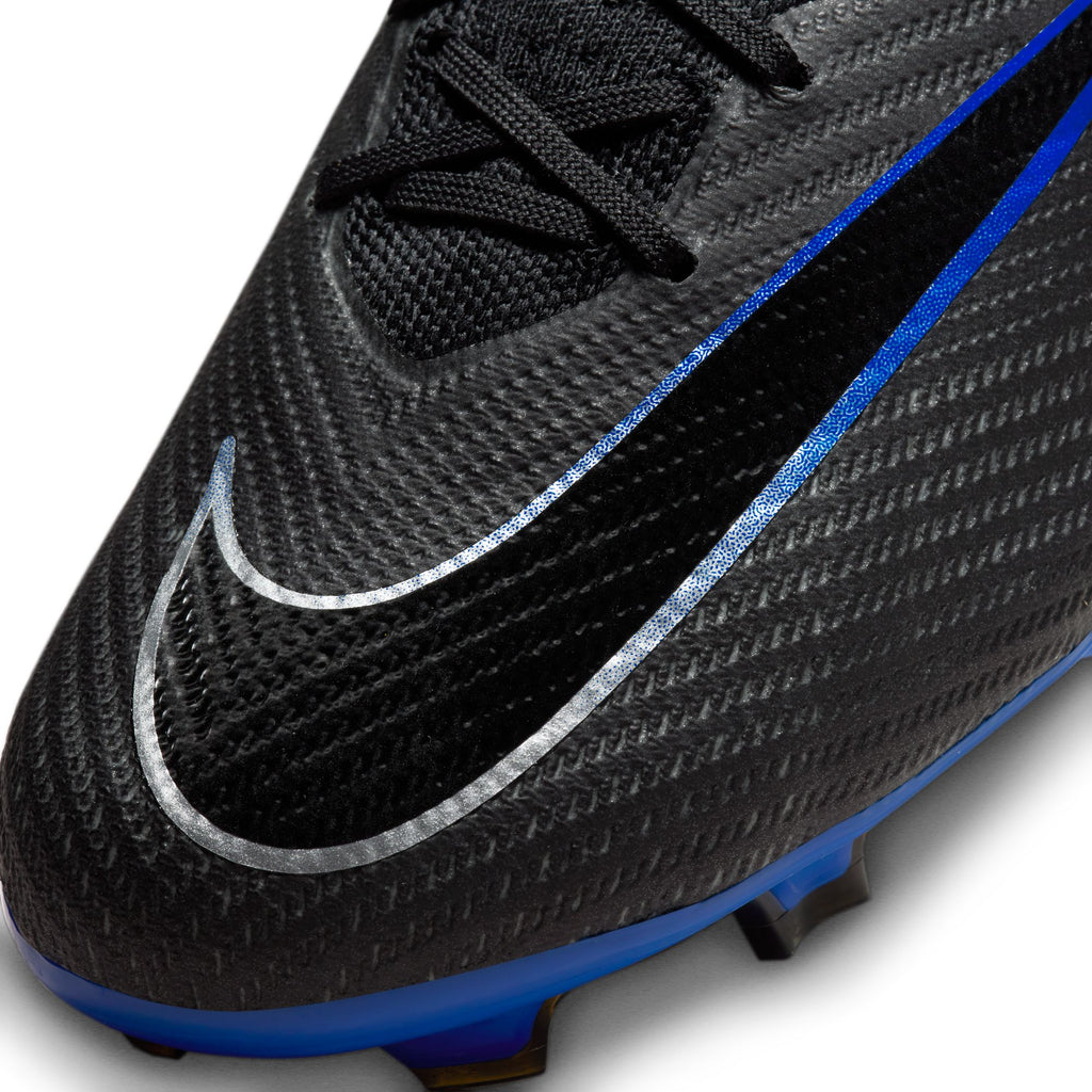 Nike Mercurial Vapor 15 Elite Firm Ground Soccer Cleats Black/Blue - DJ4978-040-NIKE by Nike | Available at Niky's Sports