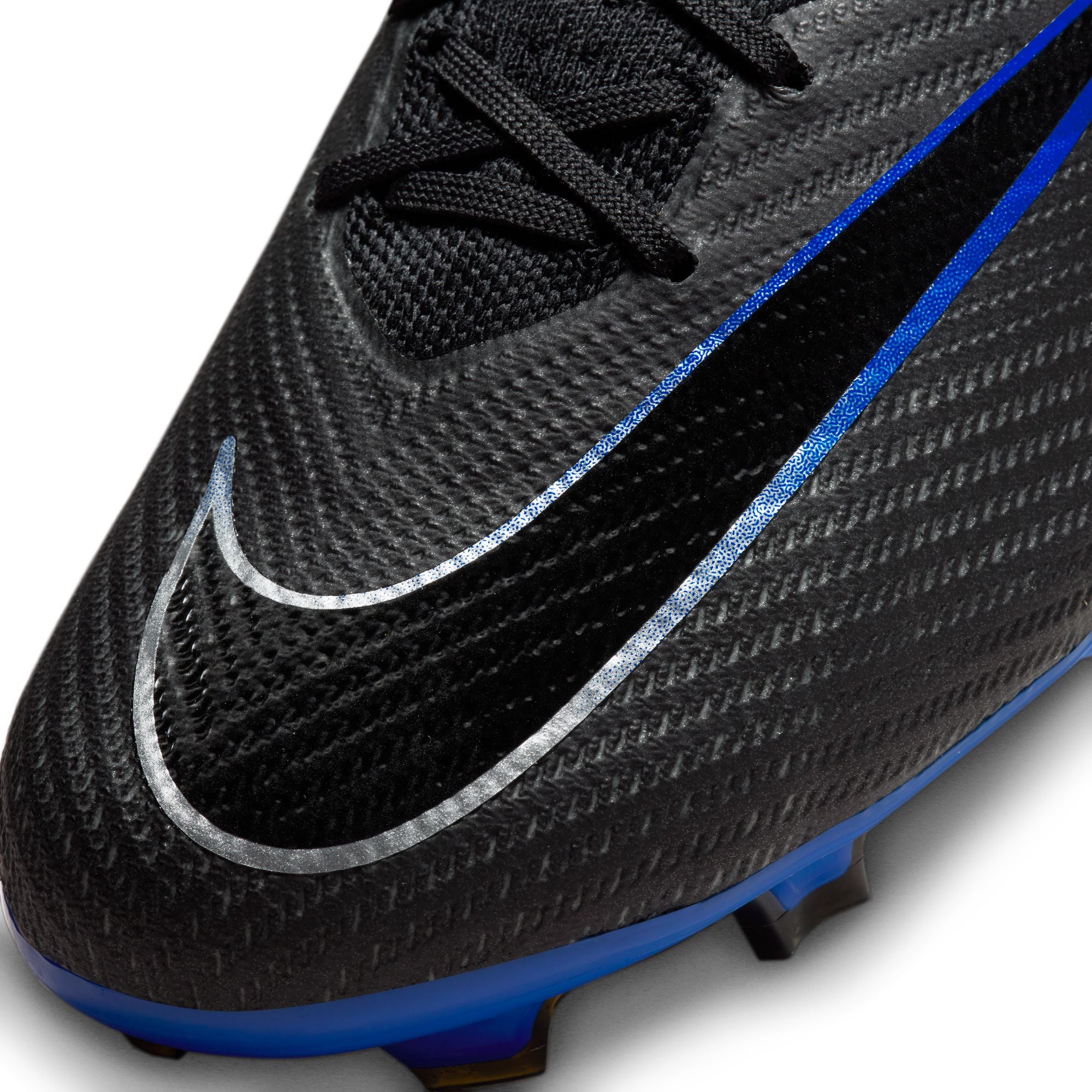 Nike Mercurial Vapor 15 Elite Firm Ground Soccer Cleats Black/Blue - DJ4978-040-NIKE by Nike | Available at Niky's Sports