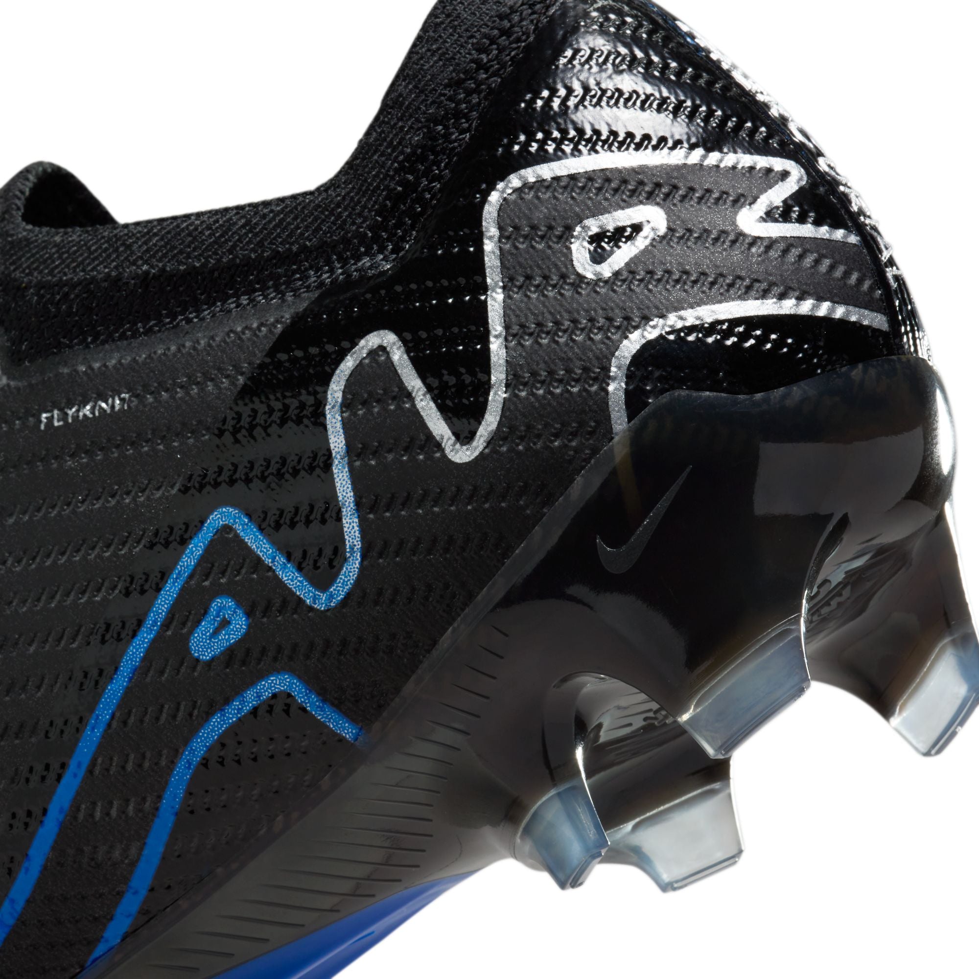 Nike Mercurial Vapor 15 Elite Firm Ground Soccer Cleats Black/Blue - DJ4978-040-NIKE by Nike | Available at Niky's Sports