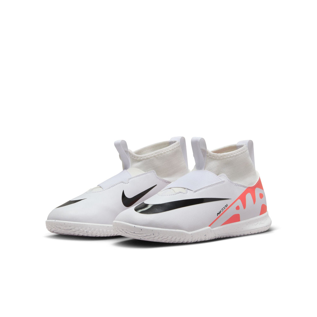 Nike Jr. Mercurial Superfly 9 Academy Little/Big Kids' Indoor/Court High-Top Soccer Shoes - DJ5615-600-NIKE by Nike | Available at Niky's Sports