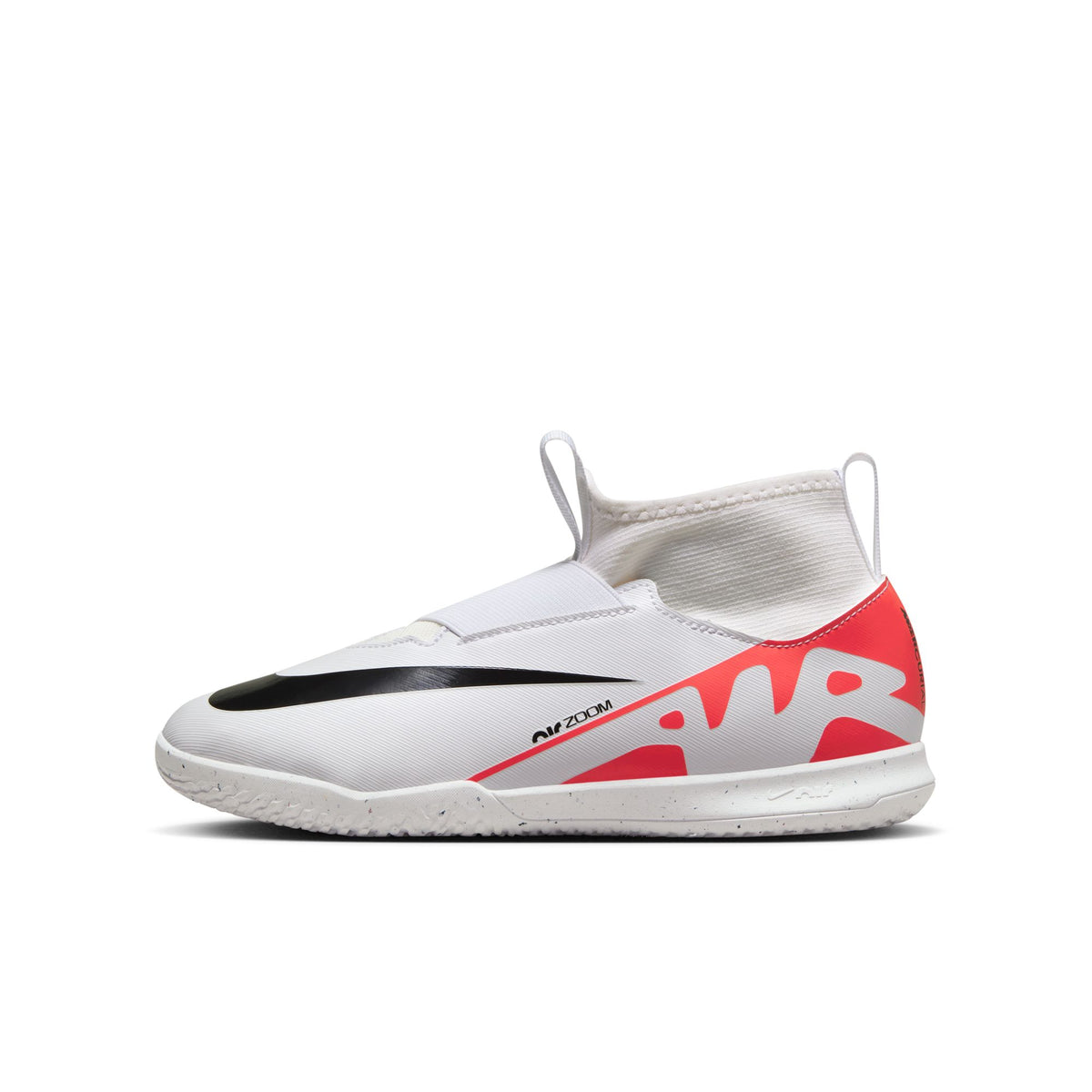 Nike Jr. Mercurial Superfly 9 Academy Little/Big Kids&#39; Indoor/Court High-Top Soccer Shoes - DJ5615-600-NIKE by Nike | Available at Niky&#39;s Sports