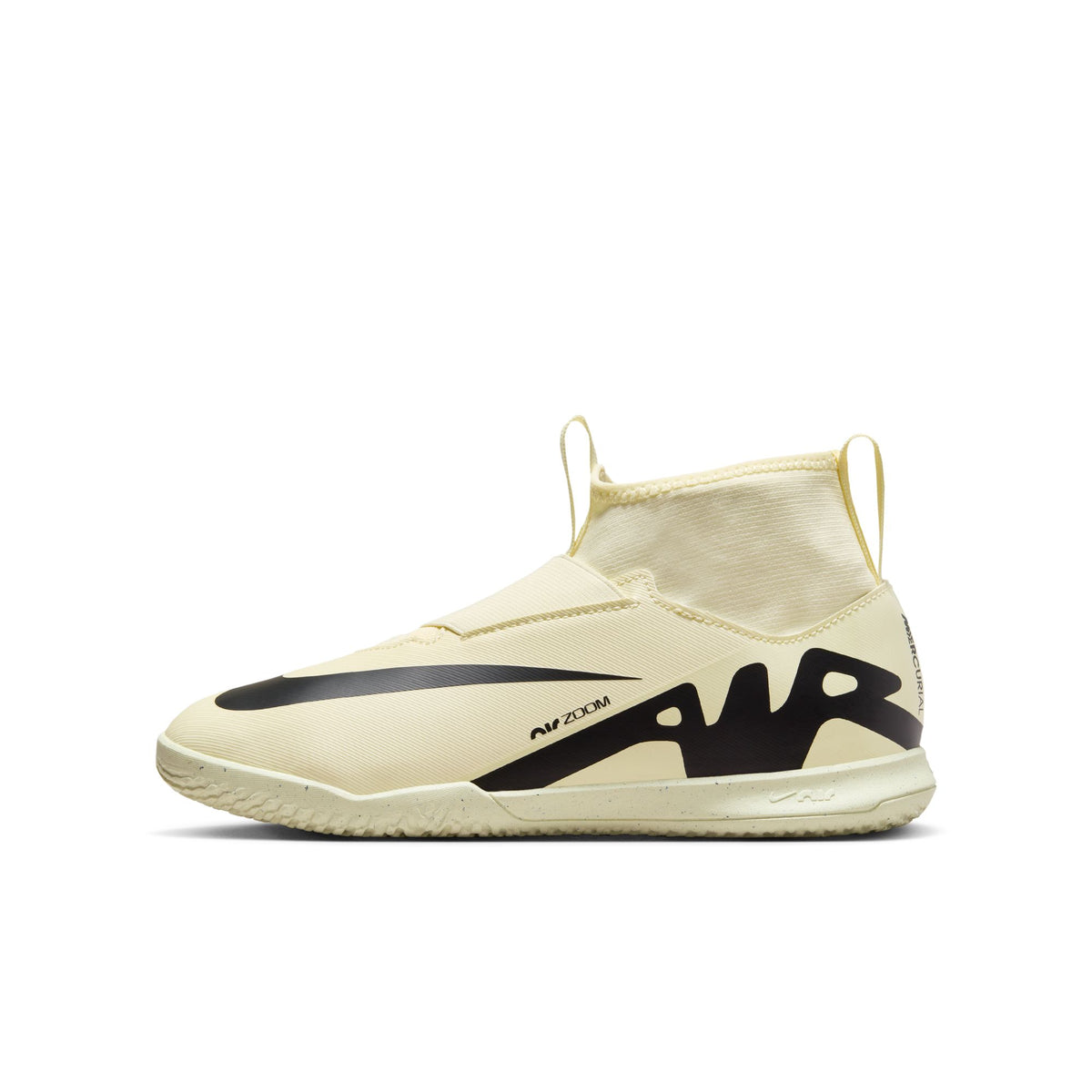 Nike Jr. Mercurial Superfly 9 Academy Little/Big Kids&#39; Indoor/Court High-Top Soccer Shoes - DJ5615-700-NIKE by Nike | Available at Niky&#39;s Sports