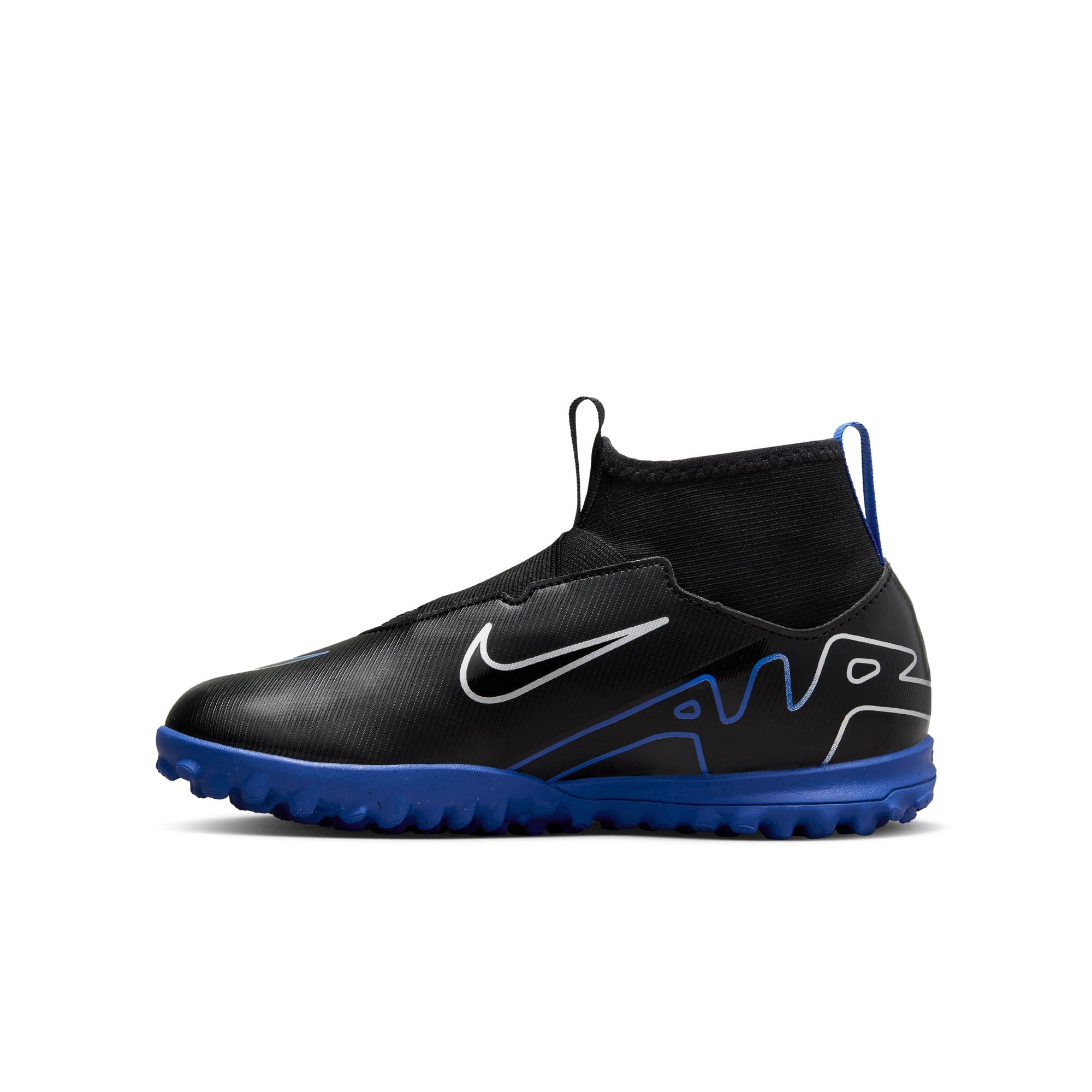 Nike Jr. Mercurial Superfly 9 Academy Little/Big Kids' Turf High-Top Soccer Shoes - DJ5616-040-NIKE by Nike | Available at Niky's Sports