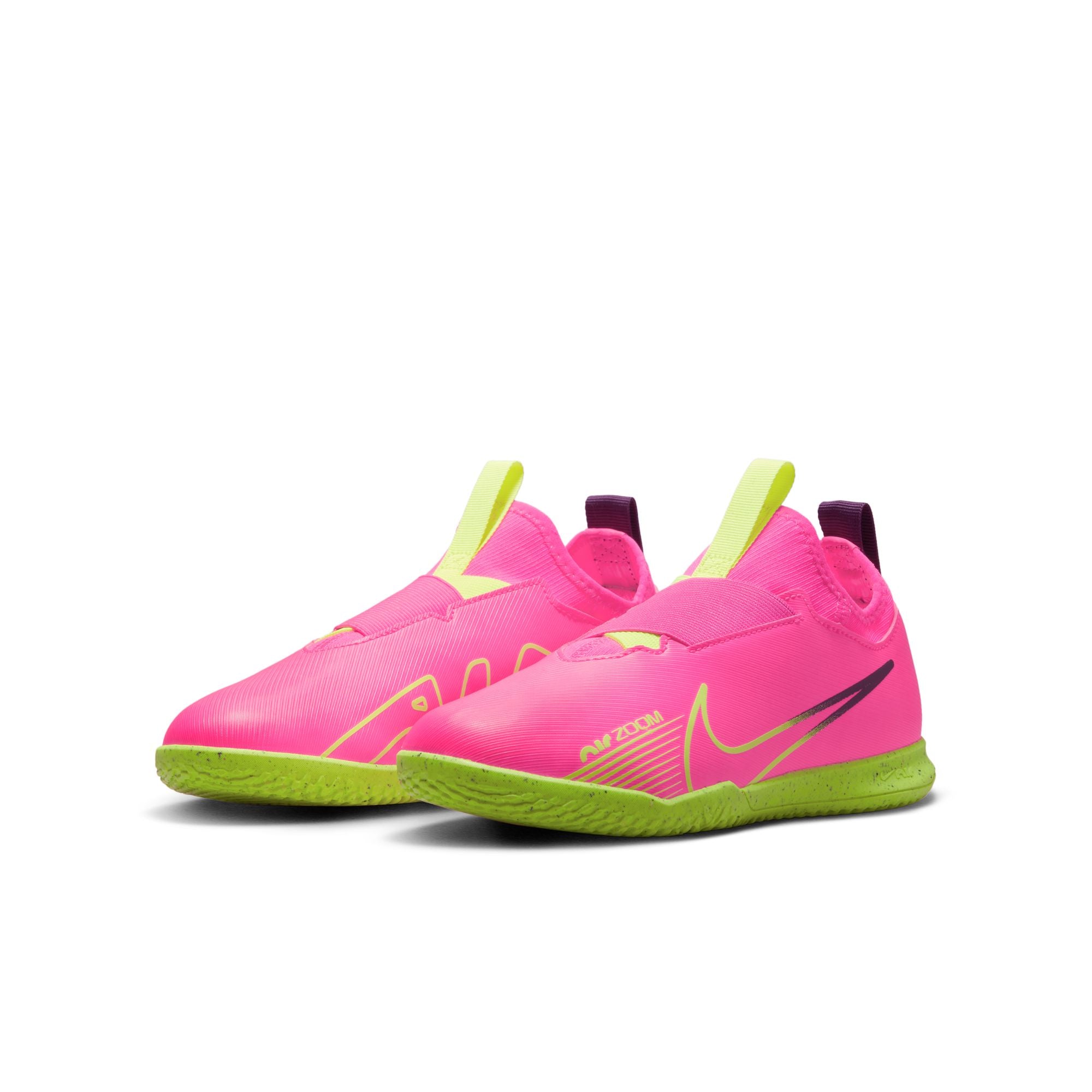 Nike Jr. Zoom Mercurial Vapor 15 Academy IC Little/Big Kids' Indoor/Court Soccer Shoes - DJ5619-605-NIKE by Nike | Available at Niky's Sports