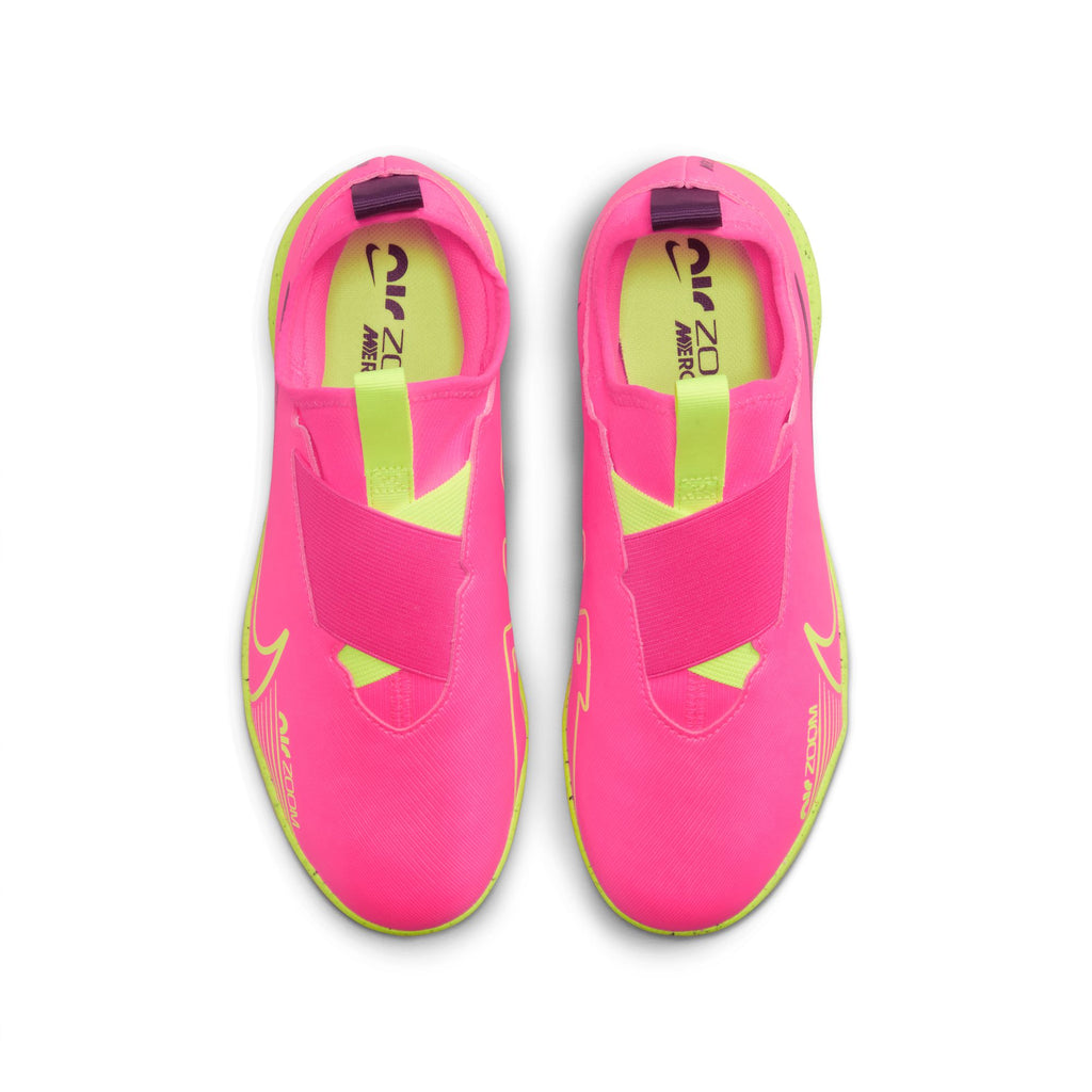 Nike Jr. Zoom Mercurial Vapor 15 Academy IC Little/Big Kids' Indoor/Court Soccer Shoes - DJ5619-605-NIKE by Nike | Available at Niky's Sports