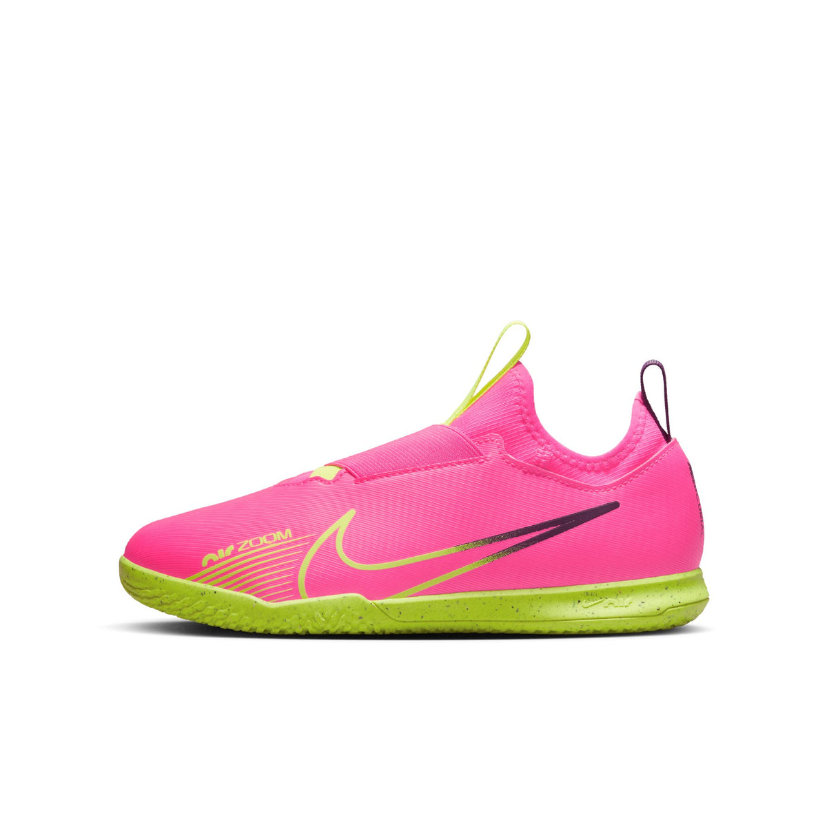 Nike Jr. Zoom Mercurial Vapor 15 Academy IC Little/Big Kids&#39; Indoor/Court Soccer Shoes - DJ5619-605-NIKE by Nike | Available at Niky&#39;s Sports
