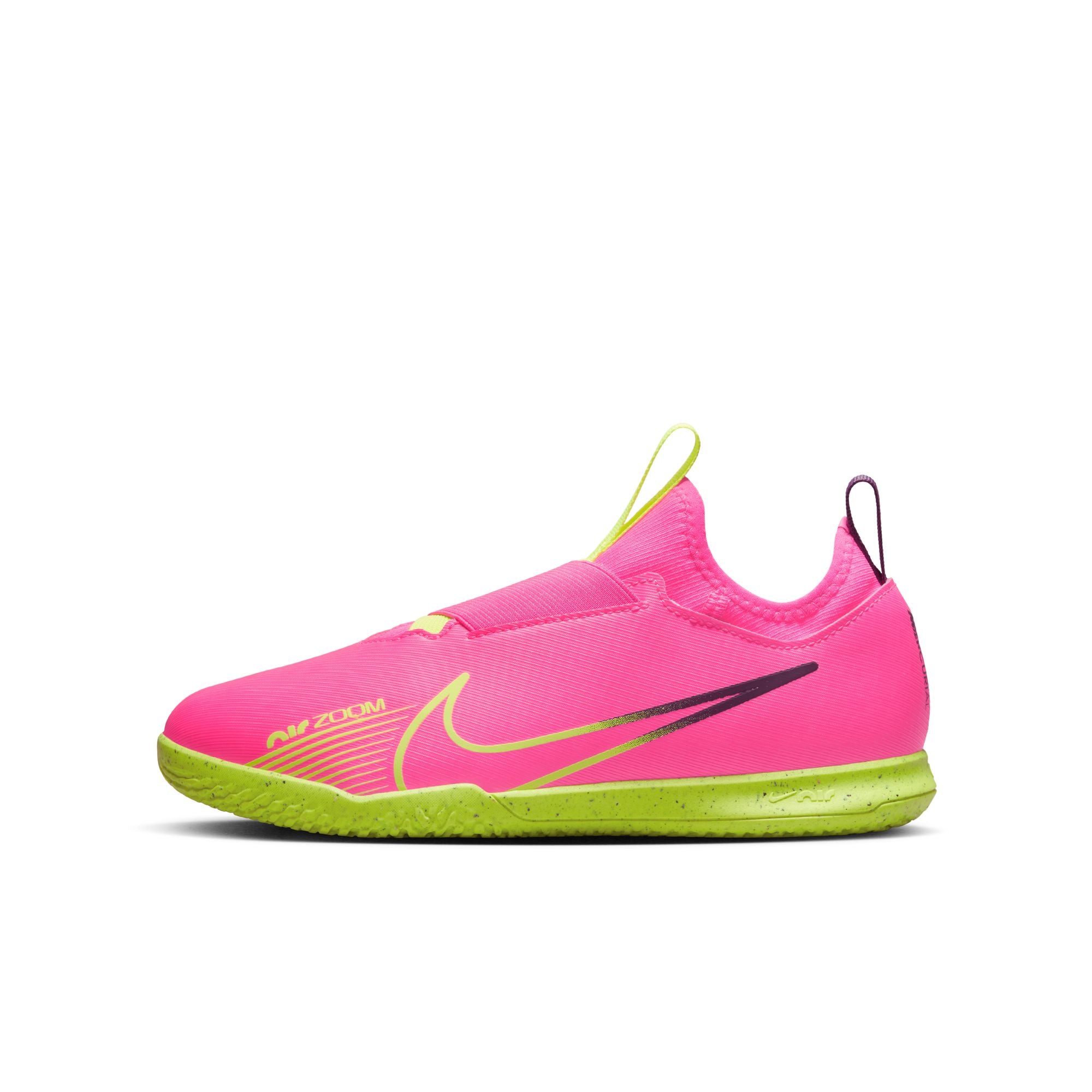 Nike Jr. Zoom Mercurial Vapor 15 Academy IC Little/Big Kids' Indoor/Court Soccer Shoes - DJ5619-605-NIKE by Nike | Available at Niky's Sports