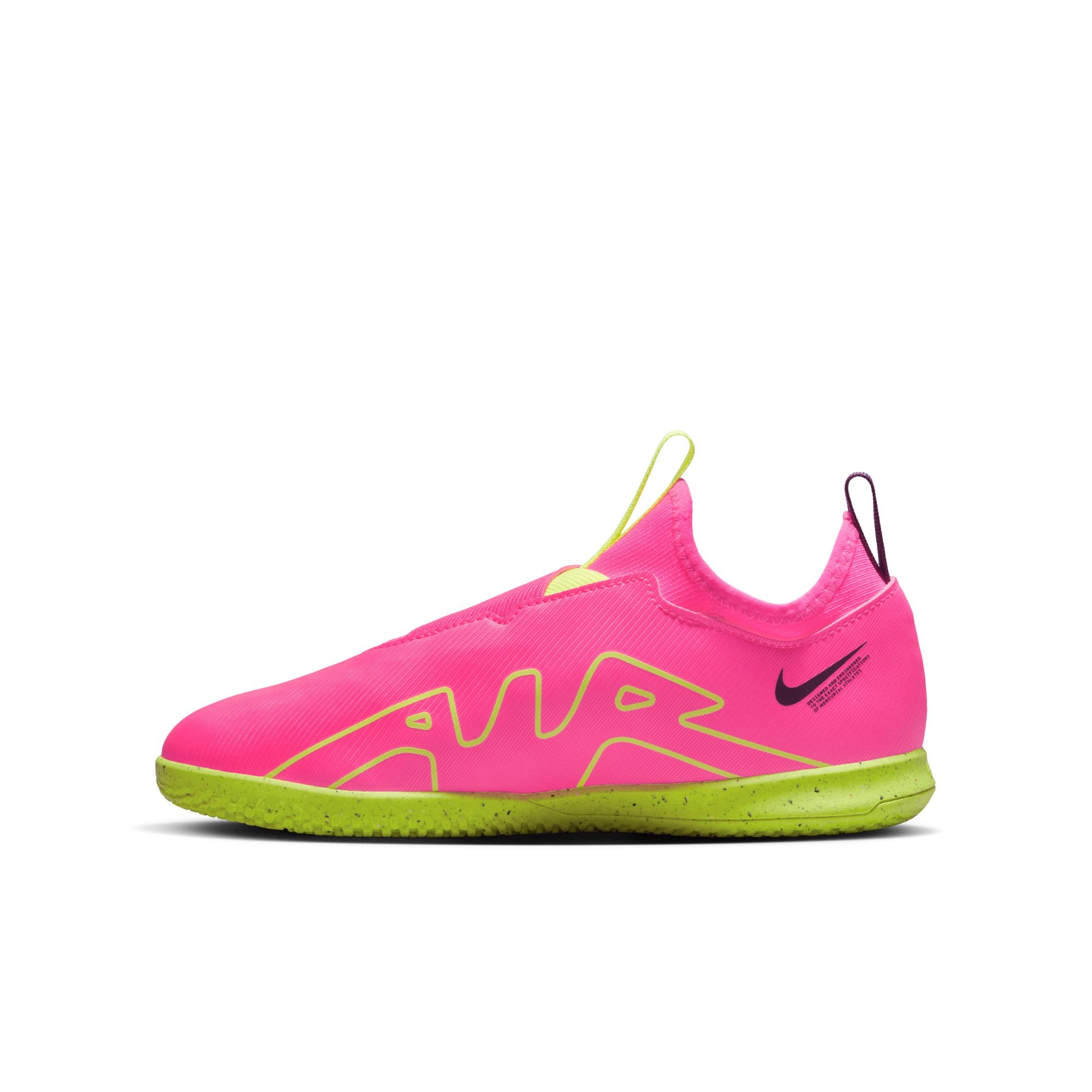 Nike Jr. Zoom Mercurial Vapor 15 Academy IC Little/Big Kids' Indoor/Court Soccer Shoes - DJ5619-605-NIKE by Nike | Available at Niky's Sports