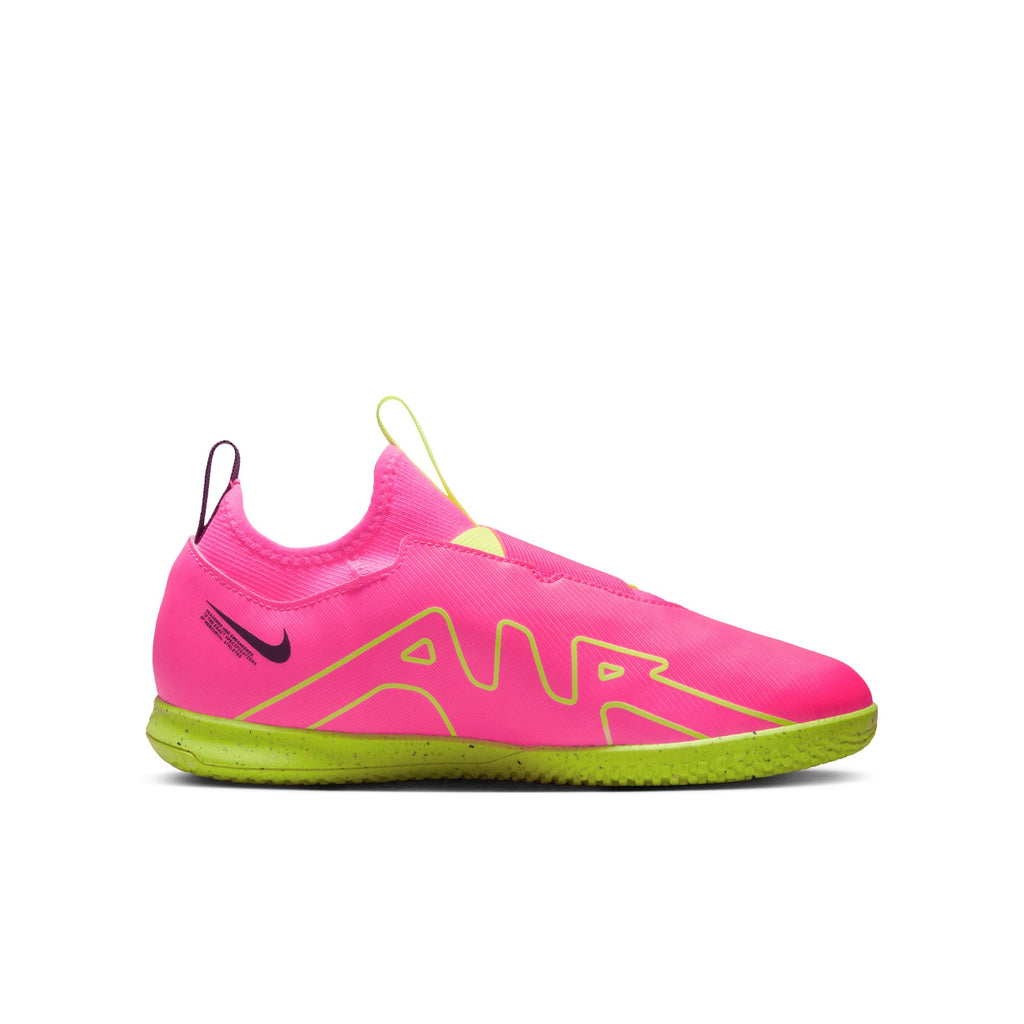Nike Jr. Zoom Mercurial Vapor 15 Academy IC Little/Big Kids' Indoor/Court Soccer Shoes - DJ5619-605-NIKE by Nike | Available at Niky's Sports