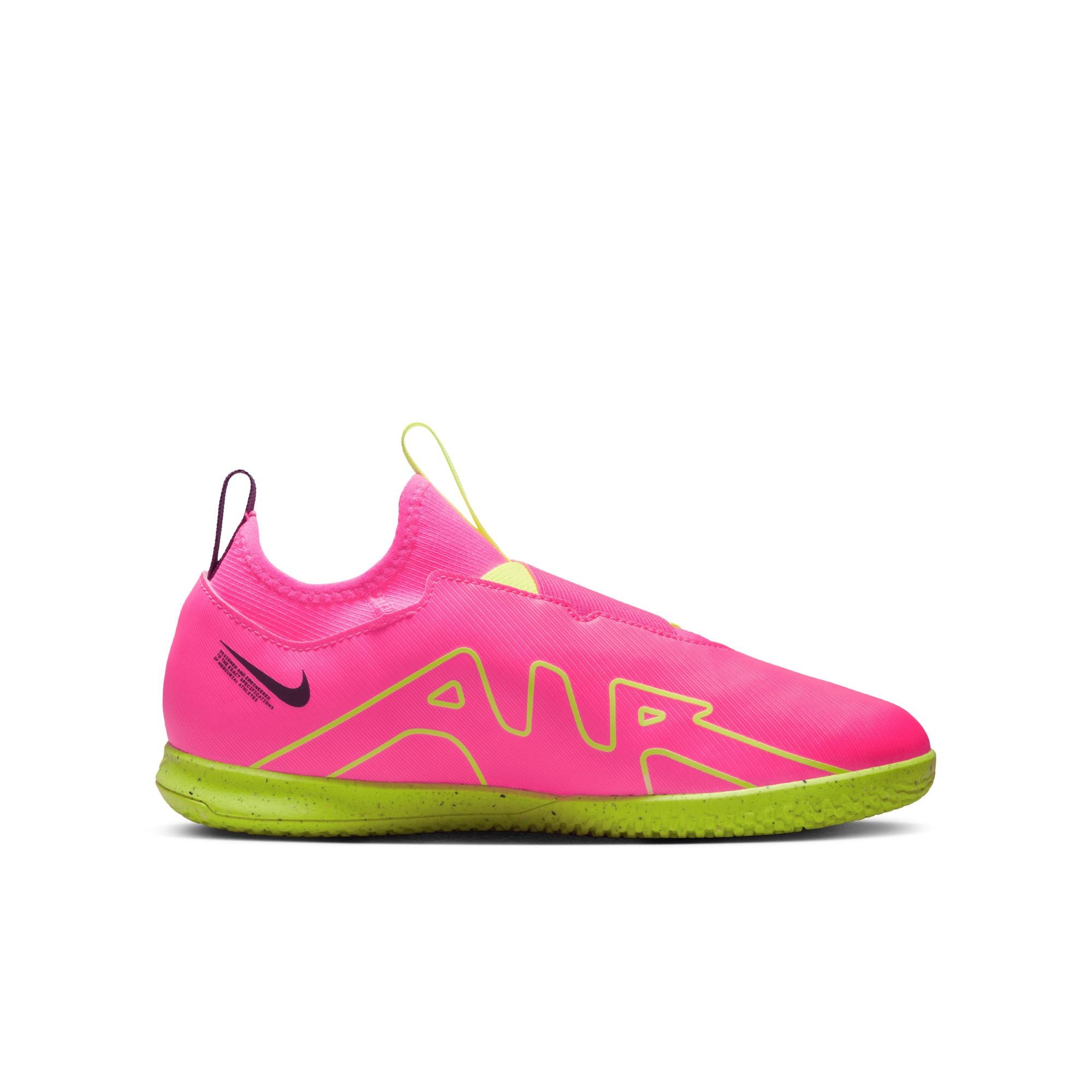 Nike Jr. Zoom Mercurial Vapor 15 Academy IC Little/Big Kids' Indoor/Court Soccer Shoes - DJ5619-605-NIKE by Nike | Available at Niky's Sports